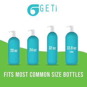 Geti Beauty close-up of nozzle and non-slip top for controlled dispensing