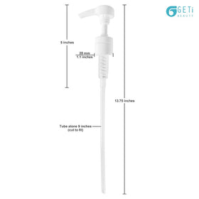 Geti Beauty pump on pet shampoo bottle showing easy, mess-free dispensing
