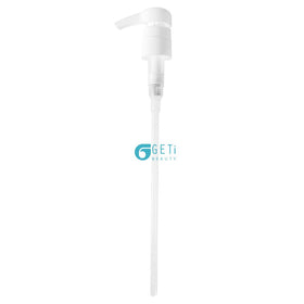 Geti Beauty pump beside ruler showing 5-inch body for size comparison