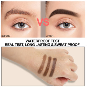GEUUFEA dual-ended angled brush and spoolie detail for precise shaping benefit
