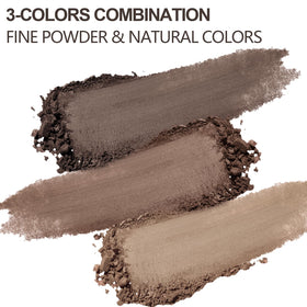 GEUUFEA open palette with mirror demonstrating travel-ready brow kit convenience