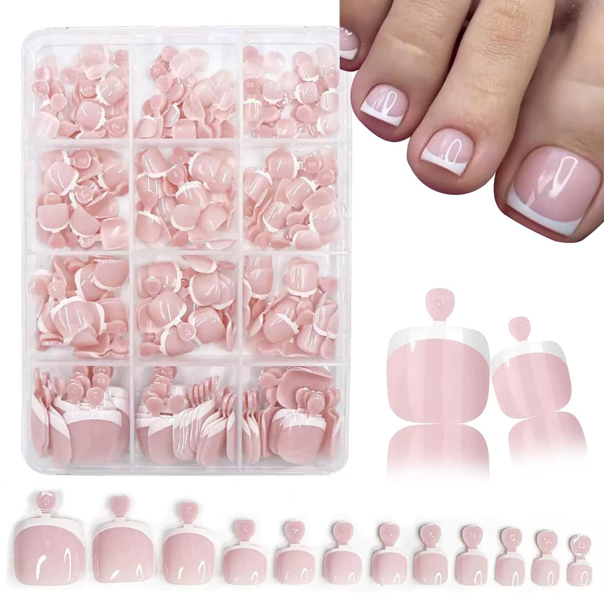 geyakal front packaging showing full 240-piece set and organized tray for convenient selection