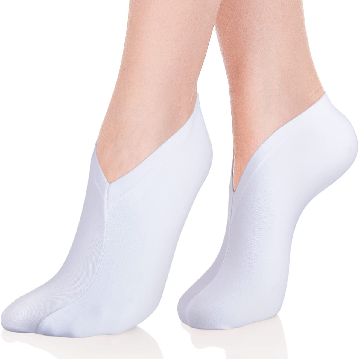 Geyoga front packaging showing ten pairs, keeps feet moisturized