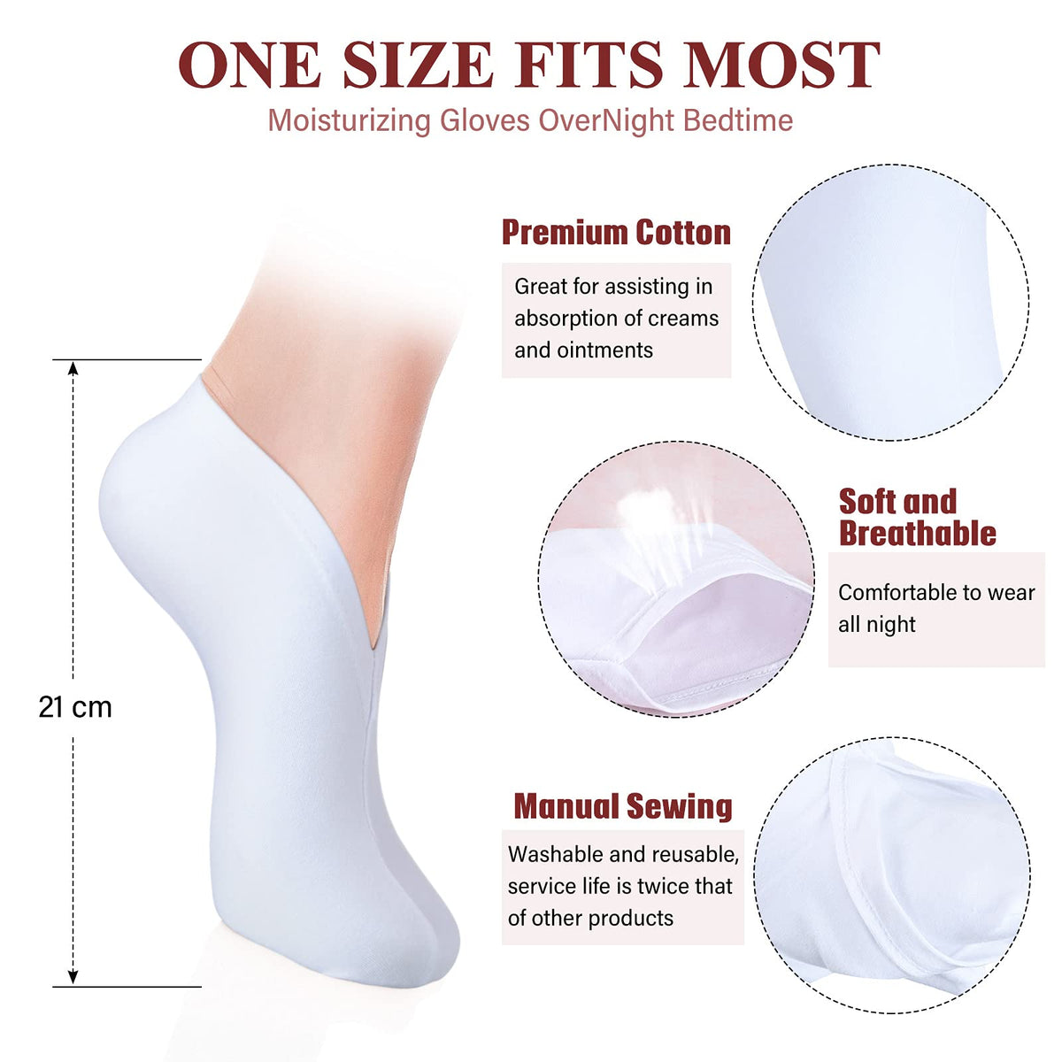 Geyoga sock worn on foot demonstrating secure, comfy fit