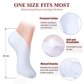 Geyoga sock worn on foot demonstrating secure, comfy fit