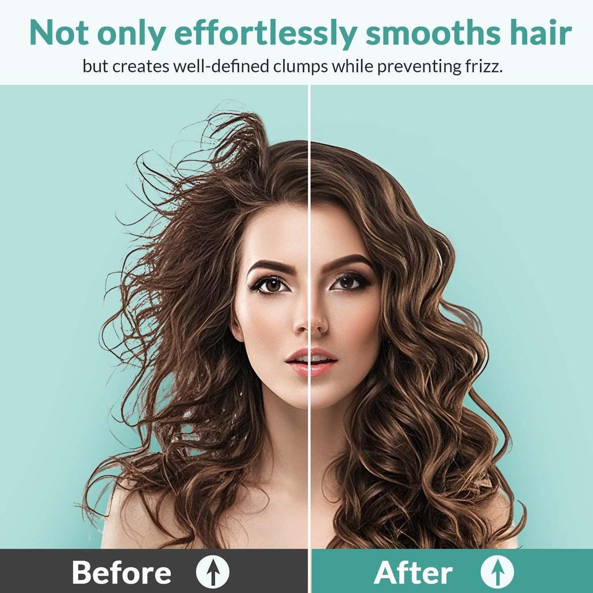 GFDCK brush combing through wet hair to detangle and prep for styling