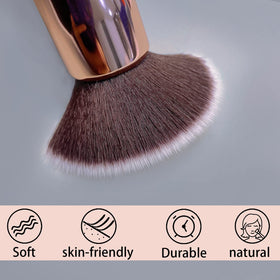 GFOUNS two brushes in hand demonstrating size and ergonomic grip benefit