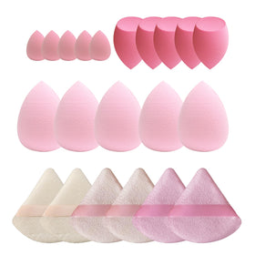 GFOUNS front packaging showing 21-piece sponge set and clear benefits