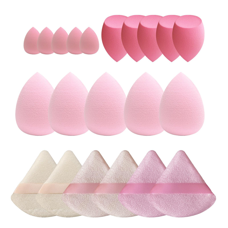 GFOUNS front packaging showing 21-piece sponge set and clear benefits