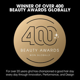 ghd textured formula droplet highlighting lightweight, non-greasy benefit
