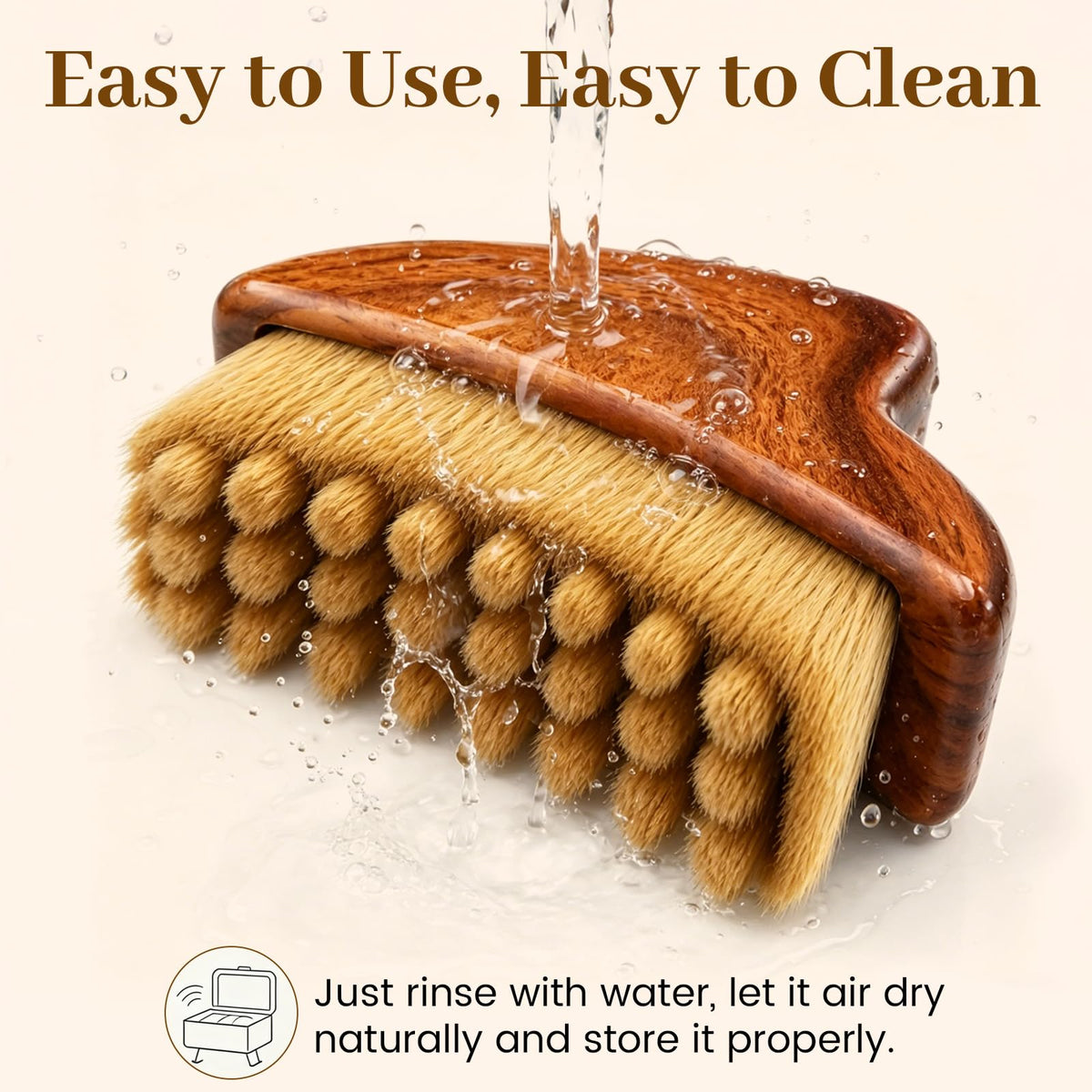 Ghnadyvc natural resin gua sha edge detail for cooling sculpting glide
