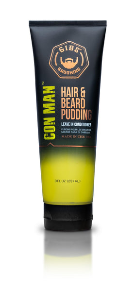 GIBS Con Man front jar showing label and 8 oz size for clear product ID and trust