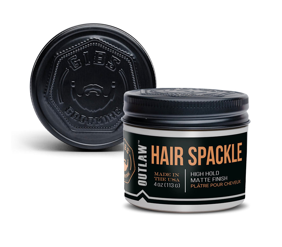 GIBS Outlaw front jar showing packaging and strong matte styling benefit