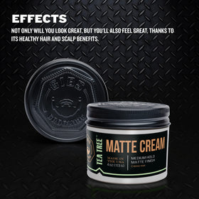 GIBS applying cream to short hair for natural matte hold and texture