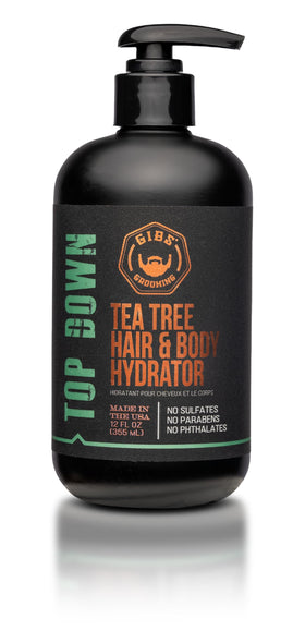 GIBS bottle front label showing product name and 12 oz size, clear view benefits