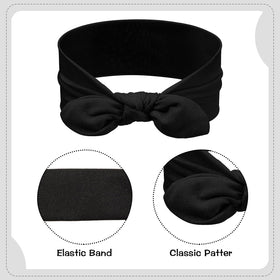 Giegxin detachable rabbit-ear bow shown off the band for versatility