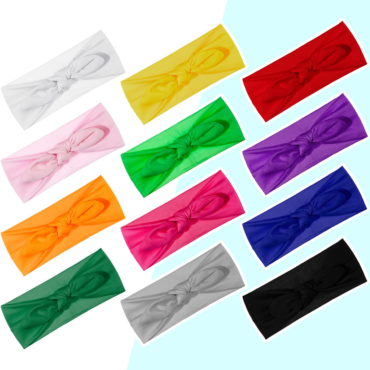 Giegxin headband next to child hand showing size and stretch