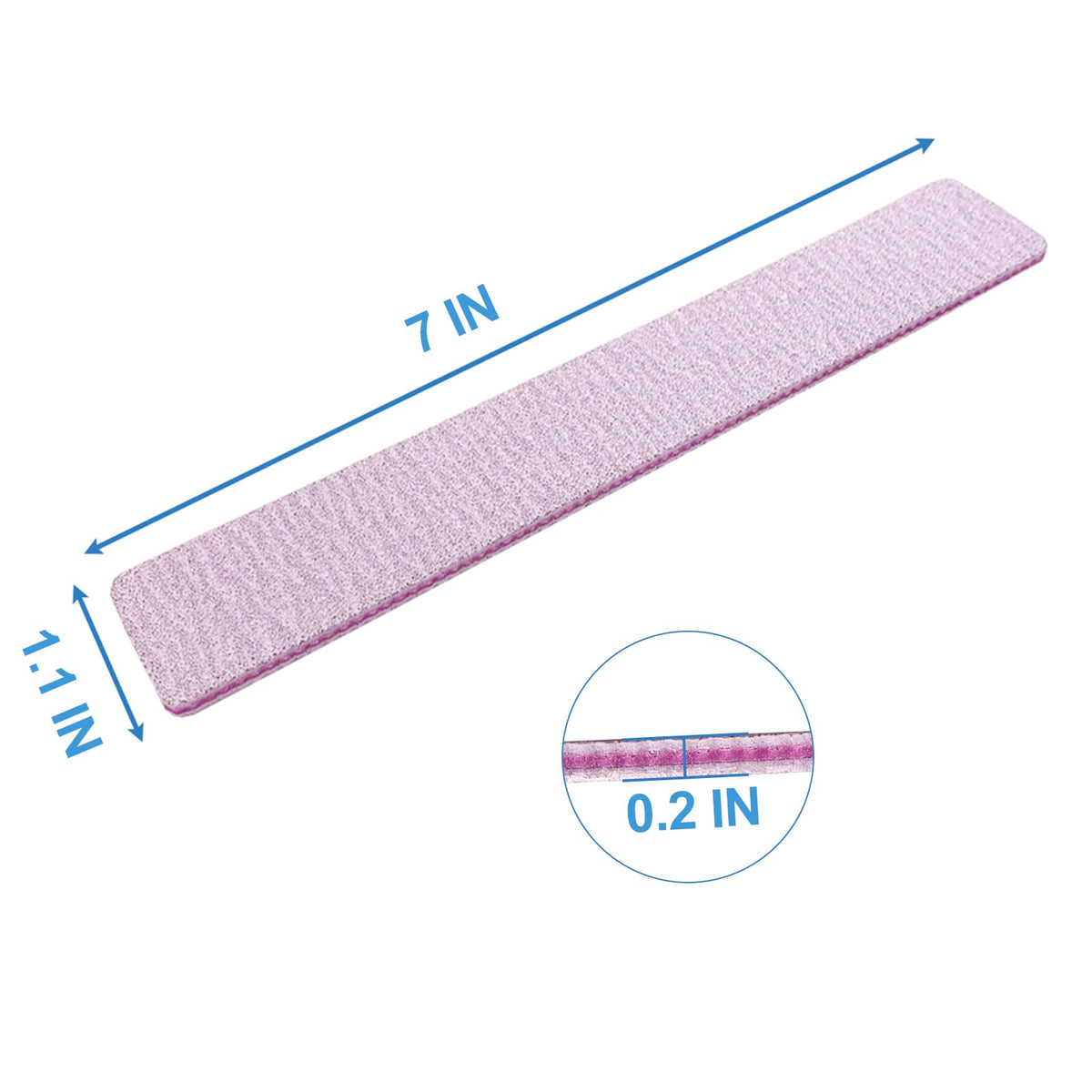 GigaGround file in use removing acrylic nails demonstrating quick material reduction