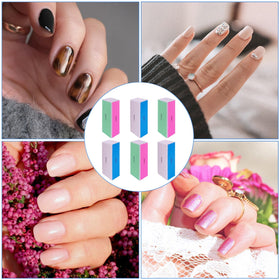 GigaGround shiny polished nails after buffing showing mirror-like finish benefit