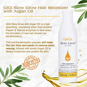 GIGI application on forearm demonstrating smoother skin result
