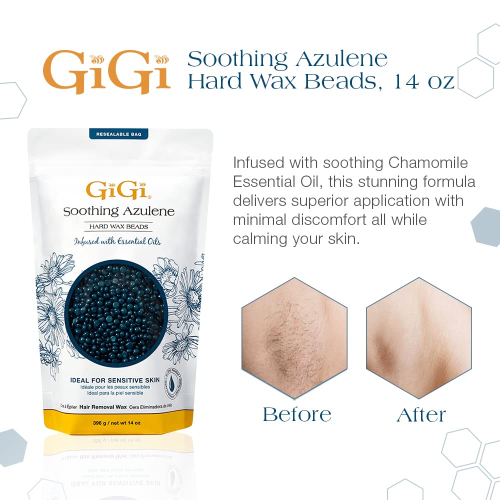 GIGI close-up of wax bead texture highlighting smooth meltability