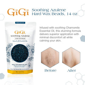 GIGI close-up of wax bead texture highlighting smooth meltability