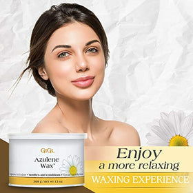 GIGI close-up of soft wax texture showing smooth consistency for even application