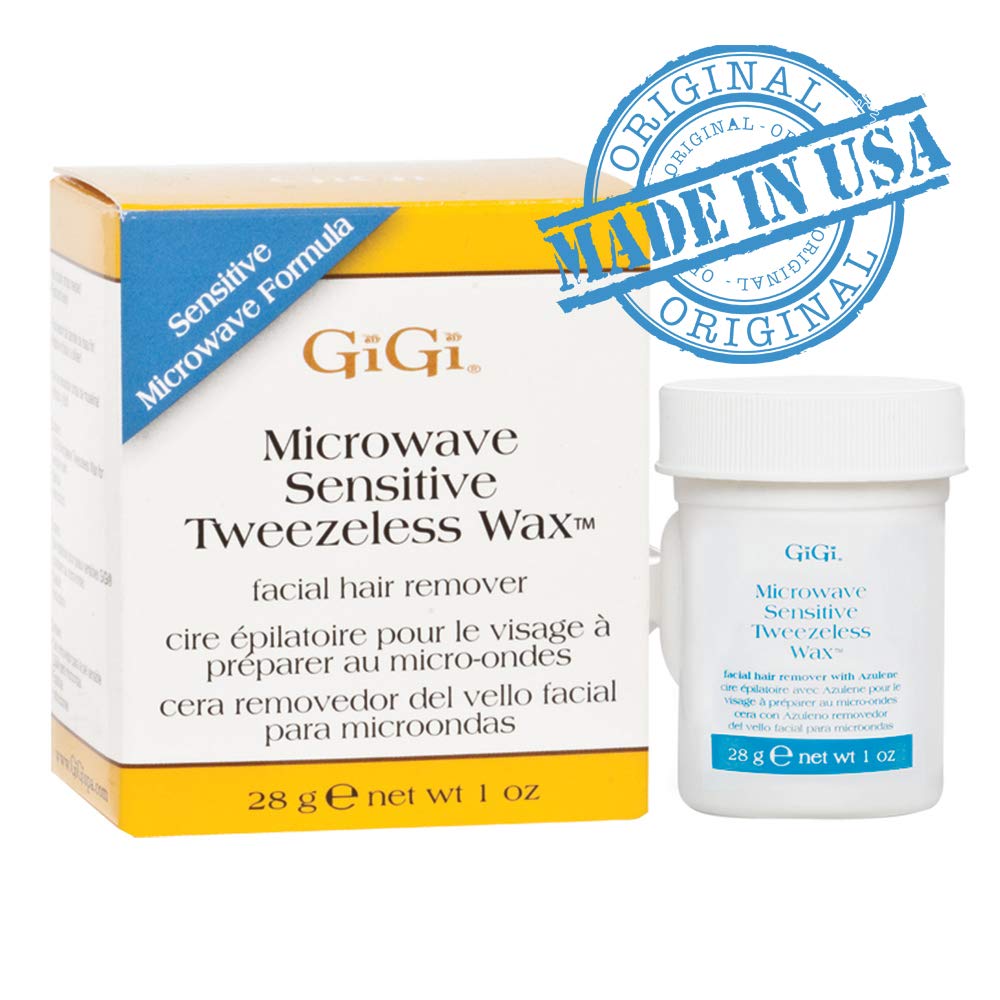 GIGI close-up of the wax texture with azulene for a soothing, smooth application