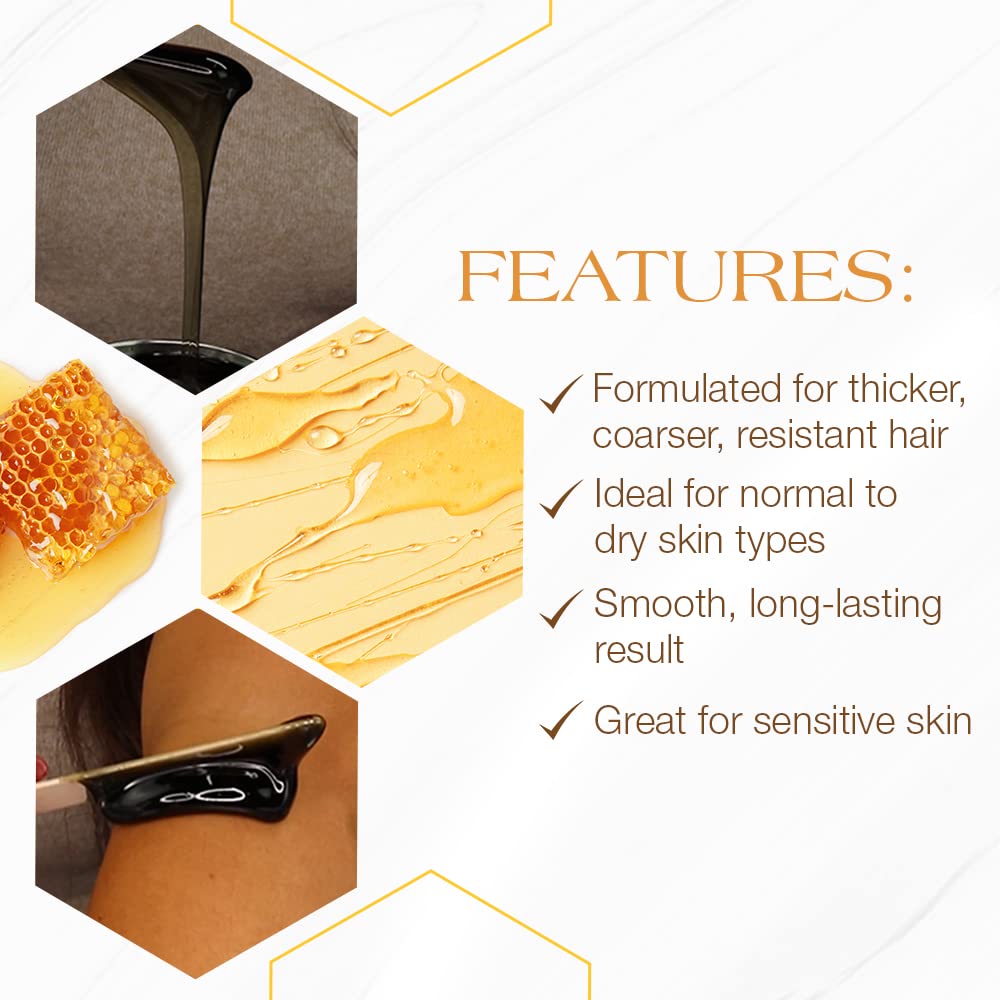 GIGI spatula applying wax demonstrating precise control and efficient removal