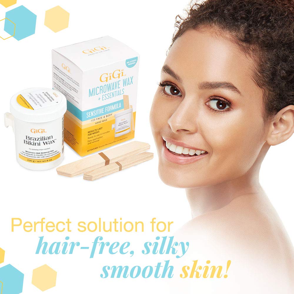 GIGI wax texture close-up highlighting smooth, low-heat formula