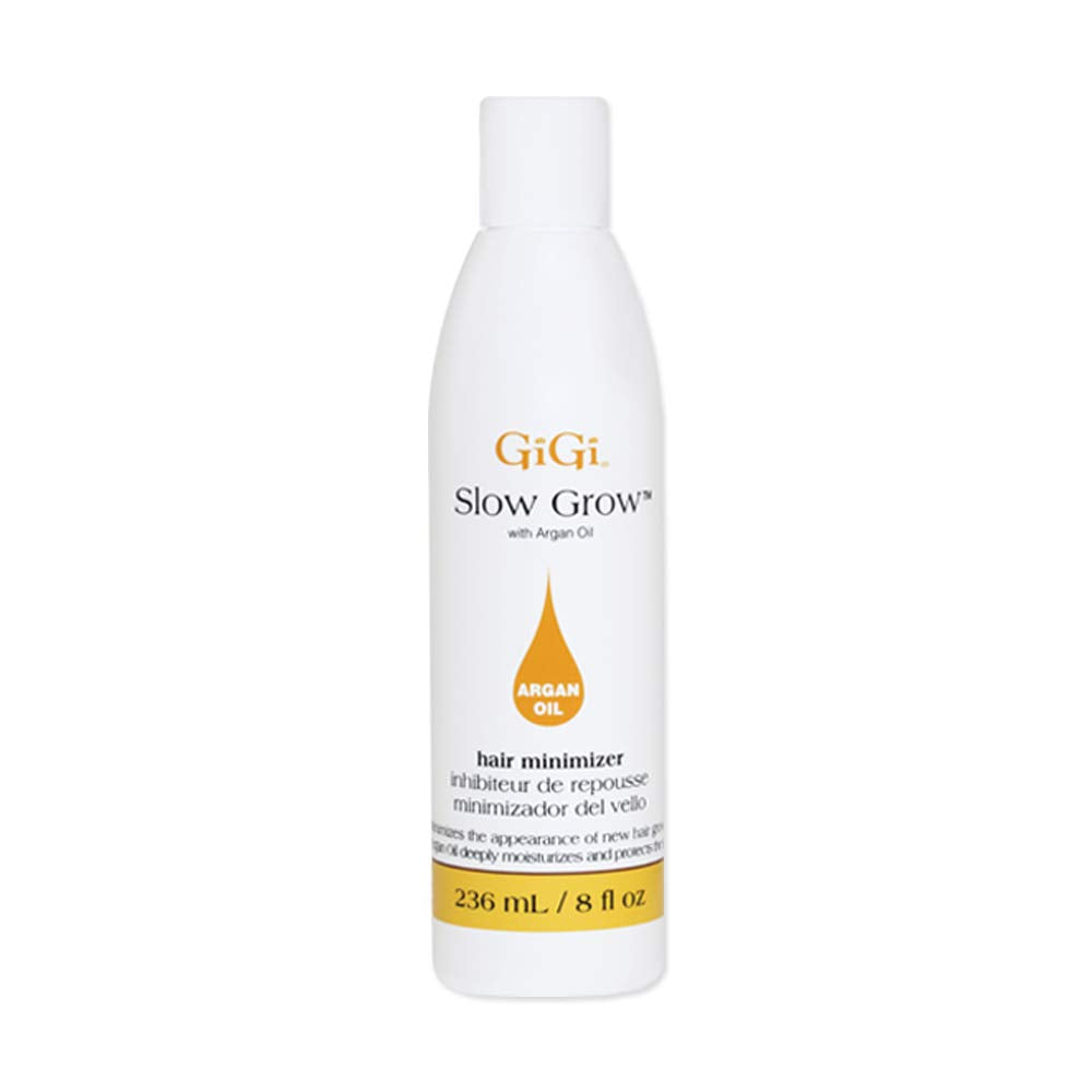 GIGI front packaging showing Slow Grow bottle and clear benefits
