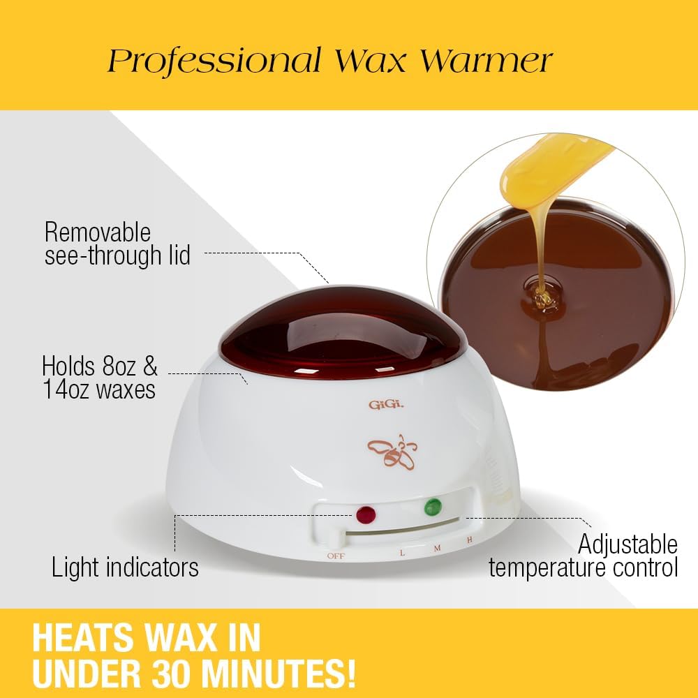 GiGi hard wax close-up texture showing creamy consistency for coarse hair