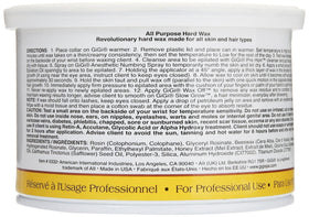 GIGI hard wax creamy texture close-up demonstrating smooth spreadability benefit