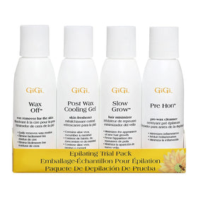 GIGI kit front packaging showing all four 2 oz bottles for compact convenience