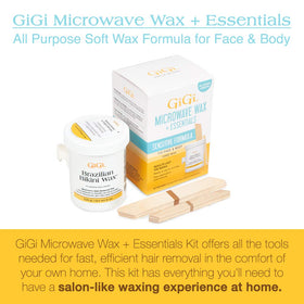 GIGI kit on vanity for at-home waxing ease and salon-like finish