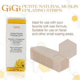 GIGI close-up muslin weave texture ensuring strong wax grip
