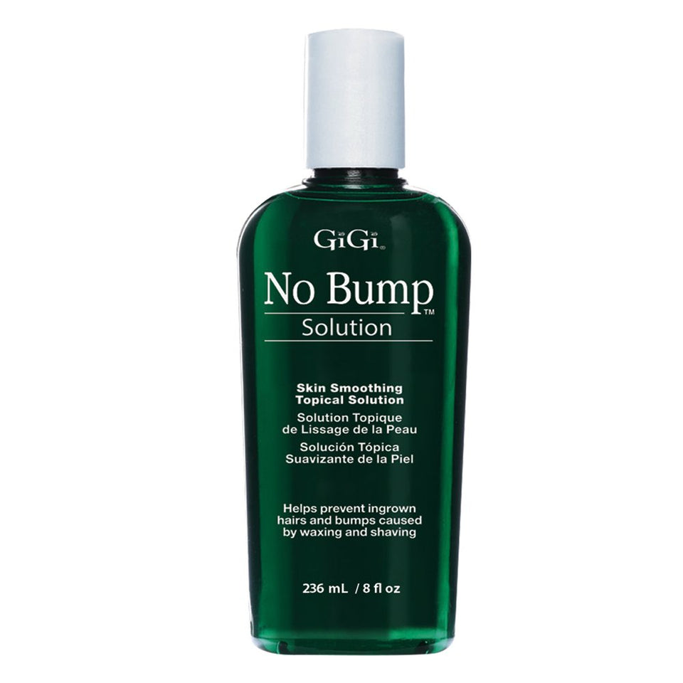 GiGi front bottle showing product and benefit of preventing bumps