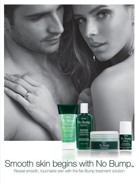 GIGI gel applied to underarm demonstrating gentle glide and reduced irritation