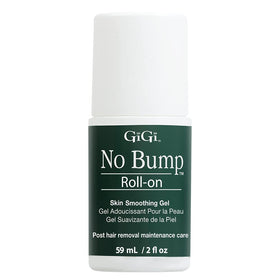GIGI No Bump roll-on front packaging showing bottle and label, promotes clear post-shave skin
