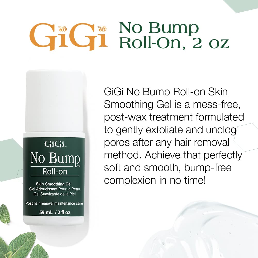 GIGI roll-on roller tip closeup showing gel texture for precise, mess-free application