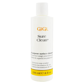 GIGI Sure Clean front label showing product identity and quick cleanup benefit