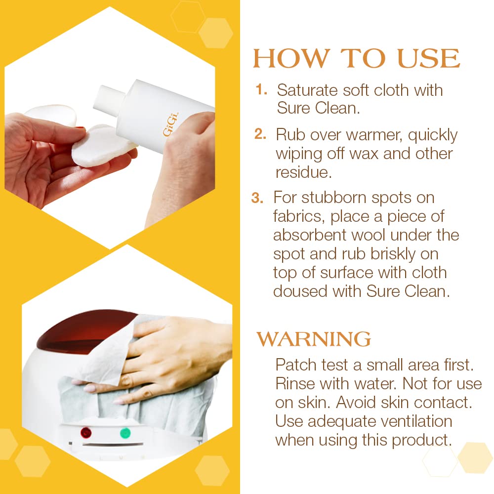 GIGI Sure Clean on a salon counter highlighting tidy workstation and time-saving cleanup