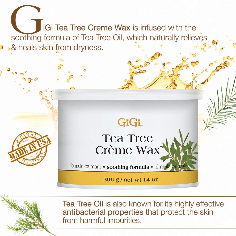 GiGi wax creamy texture close-up illustrating smooth spreadability and control