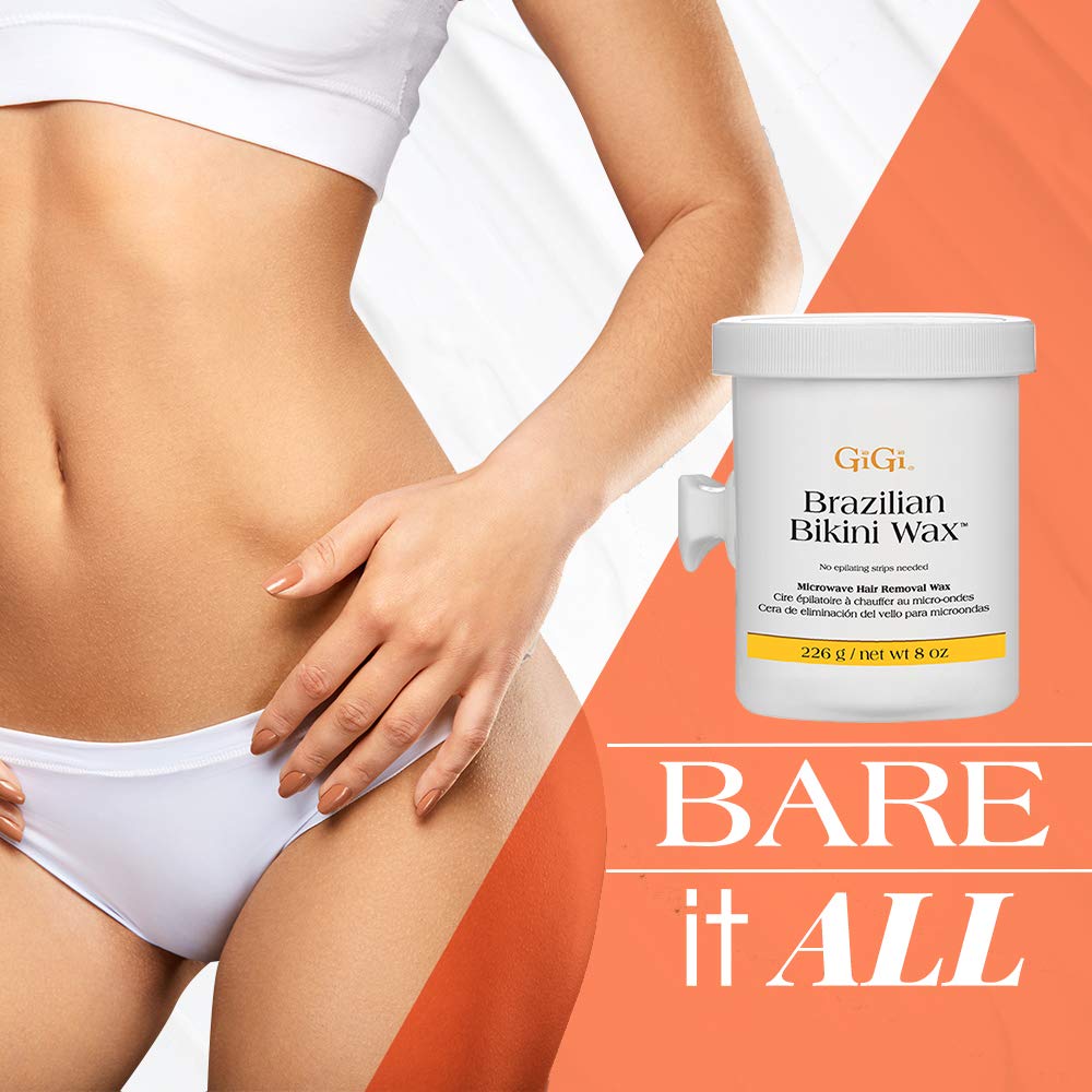 GIGI wax being applied to bikini area illustrating precise, gentle hair removal