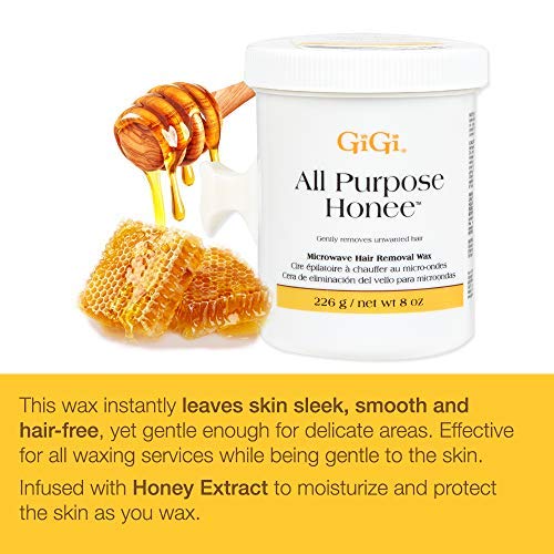 GIGI applying wax to arm close-up demonstrating controlled coverage and even grip