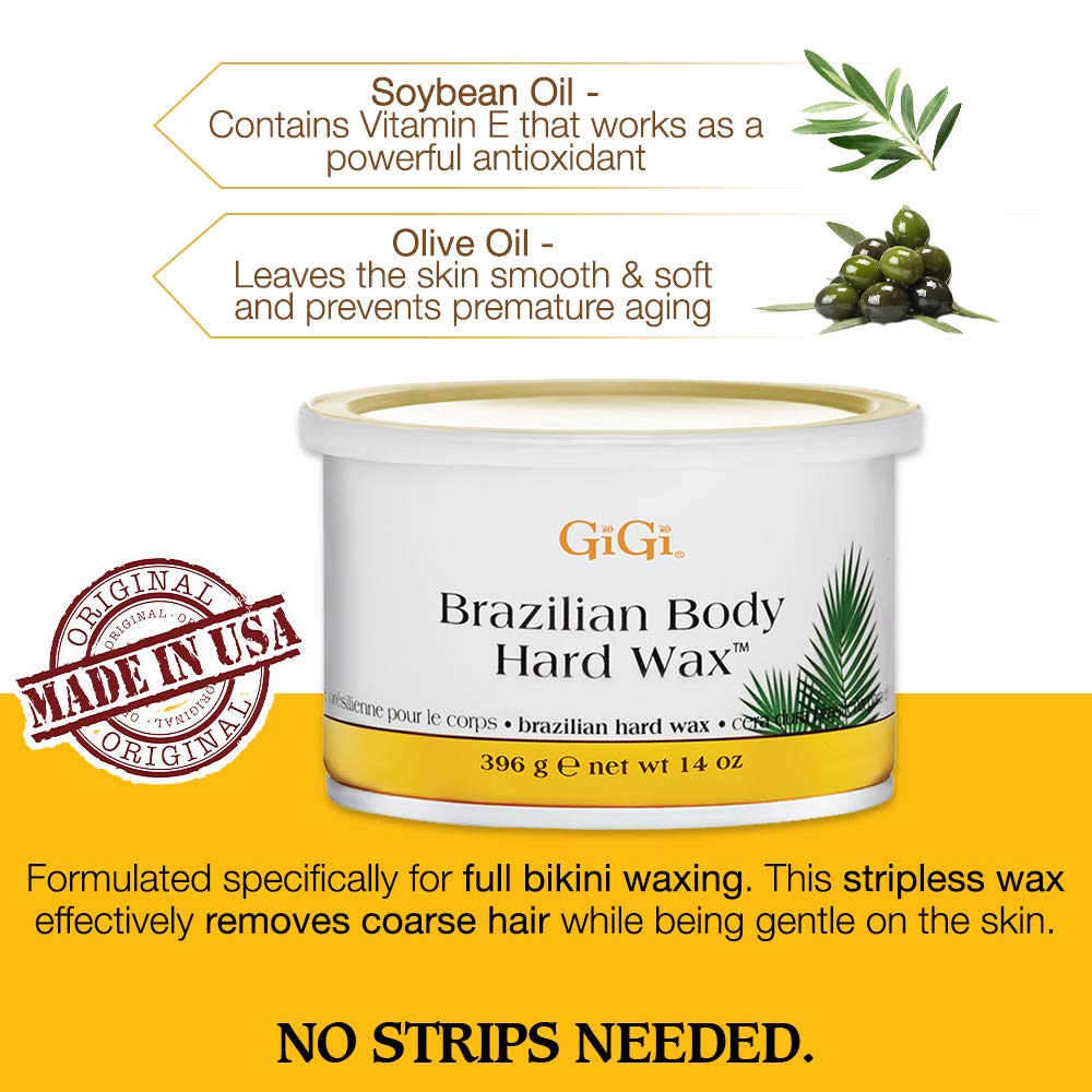 GIGI spatula applying wax illustrating controlled at-home use