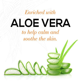 GIGI gel in use wiping away wax residue for clean comfortable post-wax skin