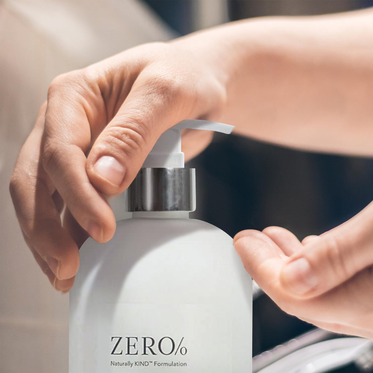 Gilchrist & Soames lotion on bath counter in a lifestyle scene, encourages daily use