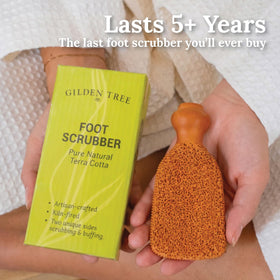 GILDEN TREE close-up terracotta texture highlighting durable scrubbing action