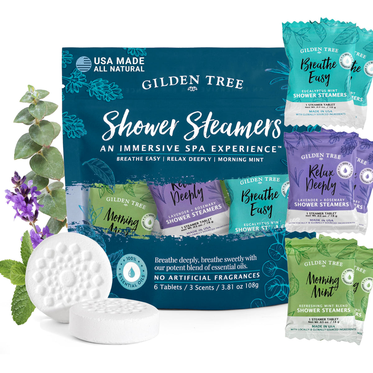 GILDEN TREE front packaging showing variety pack and clear labeling for gifting